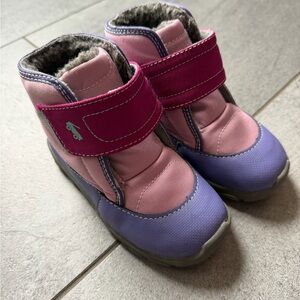 Kids Pink & Purple Winter Boots - See Kai Run